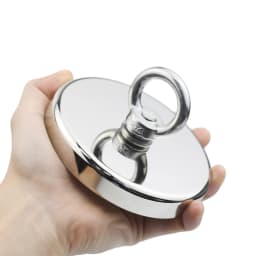 Super Strong Neodymium Fishing magnet Hooks N52 Heavy Duty magnet with Countersunk Hole Eyebolt 16-42mm Salvage Searcher Magnets