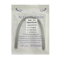 10pcs/Pack AG Dental Orthodontic Arch Wires NITI Round / Rectangular Oval Form Ortho Arch Wire Dentist Tool