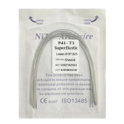 10pcs/Pack AG Dental Orthodontic Arch Wires NITI Round / Rectangular Oval Form Ortho Arch Wire Dentist Tool