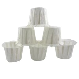 100Pcs Coffee Filter Papers Replacement White Coffee Paper Pod Disposable K Cup Filters Coffee Paper Pods for Keurig 1.0 2.0