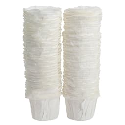 100Pcs Coffee Filter Papers Replacement White Coffee Paper Pod Disposable K Cup Filters Coffee Paper Pods for Keurig 1.0 2.0