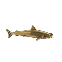Hammerhead Shark Brass Decorative Figurines Marine Organisms Souvenir Desk Decoration Metal Figurine Ornaments Gift