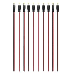 18 AWG 5A Male Female Power Cable DC Connector 30cm 2pin 5-24V Power Adapter Wire 5.5x2.1mm Plug for TV Camera LED Strip Lights
