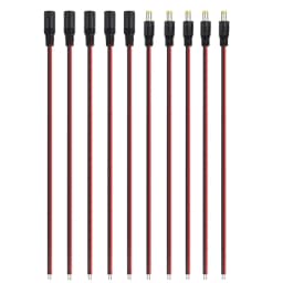 18 AWG 5A Male Female Power Cable DC Connector 30cm 2pin 5-24V Power Adapter Wire 5.5x2.1mm Plug for TV Camera LED Strip Lights