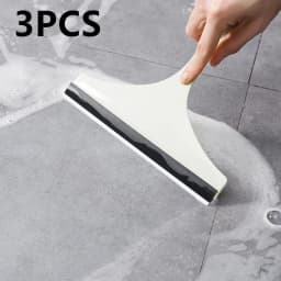Silicone Water Wiper Plate Glass Cleaner Scraper Car Windshield Cleaning Squeegee For Car Windshield Window Bathroom Kitchen