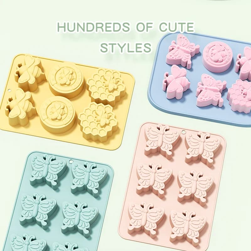 Butterfly Fondant Cake Decorating Tools Handmade Chocolate Bakeware Dessert Decoration Cookie Bee Cake Mold Kitchen Accessories