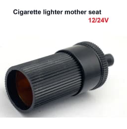 1PCS Car Accessory 12V 24V Female Cigarette Lighter Inline Socket Connector Conversion Plug