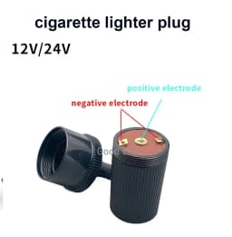 1PCS Car Accessory 12V 24V Female Cigarette Lighter Inline Socket Connector Conversion Plug