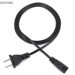 EU Power Cable 2pin IEC320 C7 US Power Extension Cord For Dell Laptop Charger Canon Epson Printer Radio Speaker PS4 XBOX