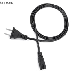 EU Power Cable 2pin IEC320 C7 US Power Extension Cord For Dell Laptop Charger Canon Epson Printer Radio Speaker PS4 XBOX