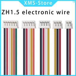 10PCS JST ZH1.5 ZH 1.5mm Wire Cable Connector 2/3/4/5/6/7/8/9/10/12 Pin 1.5MM Pitch Plug 10CM/20cm/30CM Wire Length 28AWG