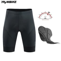 YKYWBIKE Cycling Shorts Padded Men Summer Road Bike Shorts Bicycle Pants Pro Team MTB Bicycle Clothing Tights Long Distance