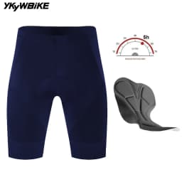 YKYWBIKE Cycling Shorts Padded Men Summer Road Bike Shorts Bicycle Pants Pro Team MTB Bicycle Clothing Tights Long Distance