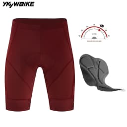 YKYWBIKE Cycling Shorts Padded Men Summer Road Bike Shorts Bicycle Pants Pro Team MTB Bicycle Clothing Tights Long Distance