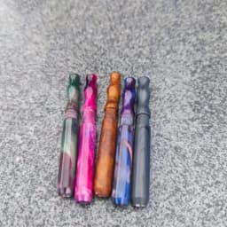 new Metal Smoking Hose Portable Press Metal Spring Smoking Hose Metal Smoking Tube Multicolor Aluminum
