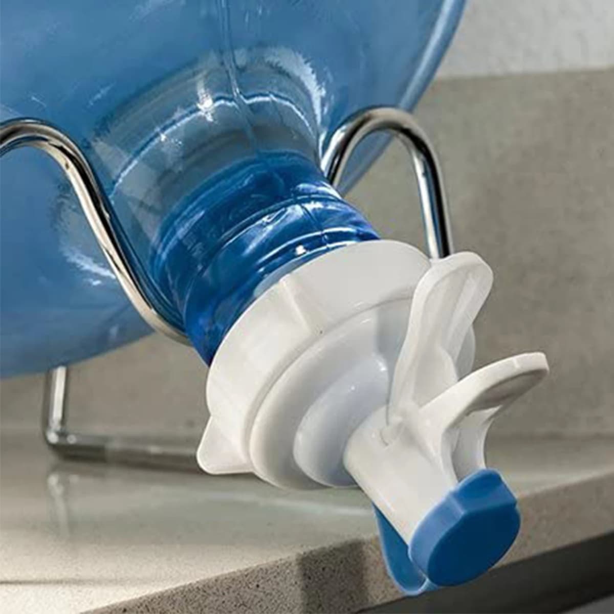 Reusable Plastic Spigot Faucet Water Dispenser Spout Bottle Cap Perfect For Office School Use