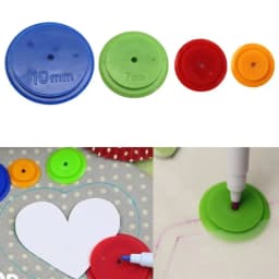 4 PCS/Pack Different Sizes Seam Admission Marker Set Patchwork Tracing Wheel Circle Sewing Wheel Stitch DIY Sewing Craft Tools