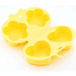 1Pc Home Kitchen Microwave Egg Cooker Plastic Non-Stick Egg Cooking Mould Flower Love Boiled Egg Model Kitchen Tools