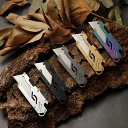 Stainless Steel EDC Folding Utility Knife Multi-function Paper Cutter Manual Knife Bottle Opener Wrench for Camping Hiking