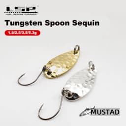 LSP Spoon Sequin 1.8g/2.5g/3.5g/5.3g  Artificial Bass Hard Sequin Paillette Metal Lures