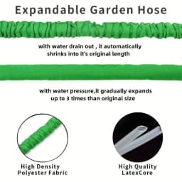 High-Pressure Car Wash Hose Expandable Magic Hose Pipe Home Garden Watering Hose Multi-Function Gardening Cleaning Water Sprayer