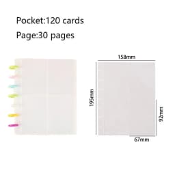 Kpop Photo Album New INS Multi-pockets Loose-leaf Binder 3 Inch Photocard Holder Idol Cards Collect Book Star Chaser