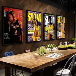 Basketball Player K-Kobes Classic Vintage Posters Whitepaper Prints Posters Artwork Kawaii Room Decor