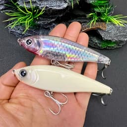 3D Inshore Twitchbait 90SS Slow Sinking 9cm 18g Pencil Stick Bait Saltwater Pesca Artificial Bait Seabass Fishing Lures Supplies