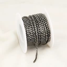 RESEN SS6-SS12 5yards/10yards Multicoloured Crystal Rhinestone Cup Chain Sew On Crystal Glass Cup Chain Trim Glue on Stone Trim