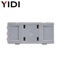 5pcs/lot Quick Wire Splice Combined Lever Connector Splitter Compact Din Rail Terminal Block Connection Clamp 1 In Multiple Out