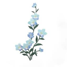 1Piece Pink Blue Flower Embroidery Patches Fabric Coat Dress Bags Clothing Sewing Patch Applique Accessories Handmade Crafts
