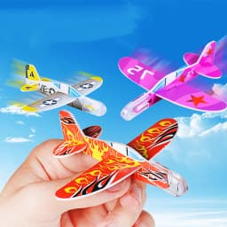 20-100 Pcs/Bag Gliders Planes Foam Assemble Airplane Toys Kids Birthday Gifts Party Favors Children School Prizes Goodie Fillers