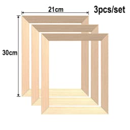 3pcs Canvas Frame Wooden Frames Wooden Photo Oil Painting Canvas Diamond Painting Frames Canvas Wood Wall Frame Home Decor