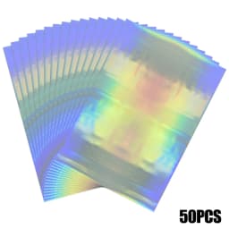 50pcs/pack 20x29cm Toner Hot Stamping Foil Paper A4 Toner Reactive Foil Foil By Laser Printer and Laminator For DIY Crafts Paper