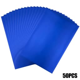 50pcs/pack 20x29cm Toner Hot Stamping Foil Paper A4 Toner Reactive Foil Foil By Laser Printer and Laminator For DIY Crafts Paper