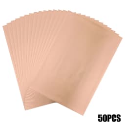 50pcs/pack 20x29cm Toner Hot Stamping Foil Paper A4 Toner Reactive Foil Foil By Laser Printer and Laminator For DIY Crafts Paper