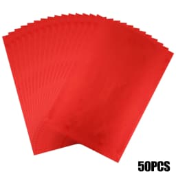 50pcs/pack 20x29cm Toner Hot Stamping Foil Paper A4 Toner Reactive Foil Foil By Laser Printer and Laminator For DIY Crafts Paper