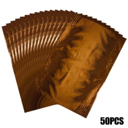 50pcs/pack 20x29cm Toner Hot Stamping Foil Paper A4 Toner Reactive Foil Foil By Laser Printer and Laminator For DIY Crafts Paper