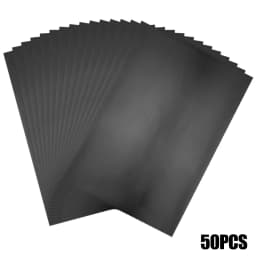 50pcs/pack 20x29cm Toner Hot Stamping Foil Paper A4 Toner Reactive Foil Foil By Laser Printer and Laminator For DIY Crafts Paper