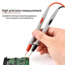 1000V 20A Multimeter Test Leads Probes Banana Plug, 24K Gold Digital Multimeter Probes Electrical Test Probe for most Multimeter