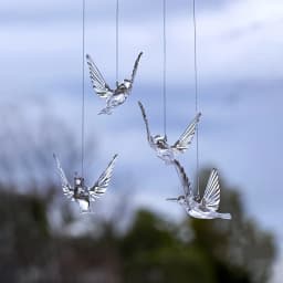 4 pieces, exquisite bird shaped ceiling decorations, bird and hummingbird decorations, suitable for festivals, weddings, parties