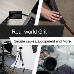 Premium Grade Heavy Duty Gaffer Tape Non-Reflective Multipurpose Water Resistant Floor Tape For Electrical Cord Black Gaff Tape