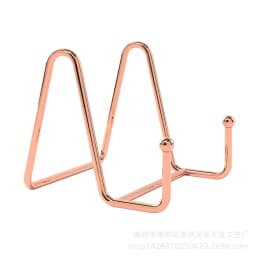 Plate Display Stand Picture Easel Metal Plate Stands Holder Display Pictures Frame Photo Decorative Plate Dish Tabletop Art