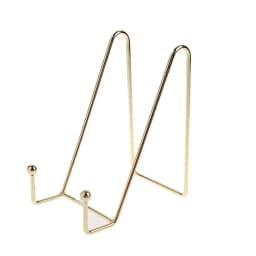 Plate Display Stand Picture Easel Metal Plate Stands Holder Display Pictures Frame Photo Decorative Plate Dish Tabletop Art