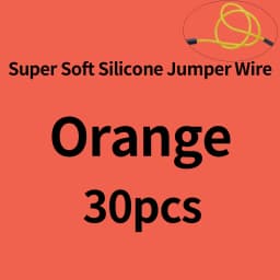 10/50pcs Super Soft Silicone Jumper Wire 1Pin Dupont Cable 26AWG Male Female Solderless Flexible Line Connector For DIY Arduino