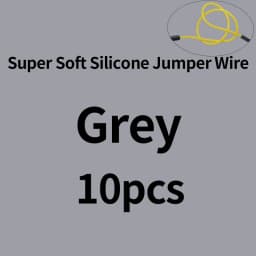 10/50pcs Super Soft Silicone Jumper Wire 1Pin Dupont Cable 26AWG Male Female Solderless Flexible Line Connector For DIY Arduino