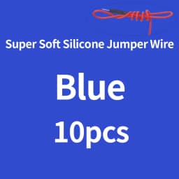 10/50pcs Super Soft Silicone Jumper Wire 1Pin Dupont Cable 26AWG Male Female Solderless Flexible Line Connector For DIY Arduino