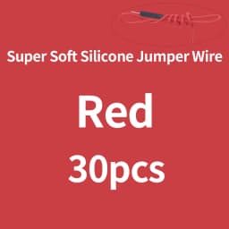 10/50pcs Super Soft Silicone Jumper Wire 1Pin Dupont Cable 26AWG Male Female Solderless Flexible Line Connector For DIY Arduino