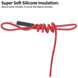 10/50pcs Super Soft Silicone Jumper Wire 1Pin Dupont Cable 26AWG Male Female Solderless Flexible Line Connector For DIY Arduino