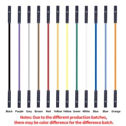 10/50pcs Super Soft Silicone Jumper Wire 1Pin Dupont Cable 26AWG Male Female Solderless Flexible Line Connector For DIY Arduino